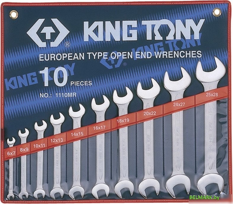 Набор ключей King Tony 1110MR (10 предметов) - фото