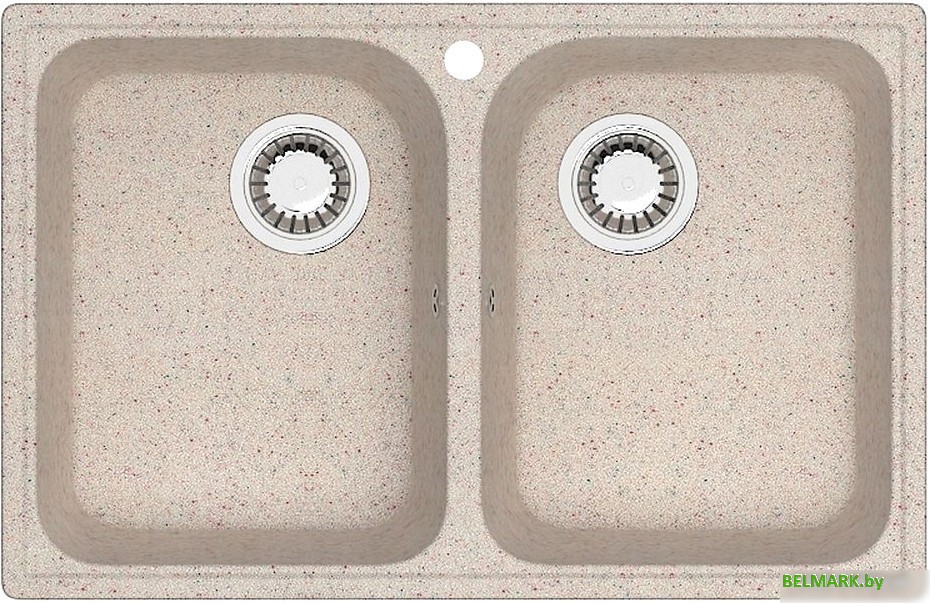 Кухонная мойка Berge BR-7322 (бежевый) - фото