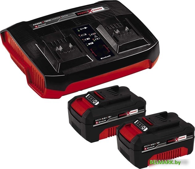 Аккумулятор с зарядным устройством Einhell PXC-Starter-Kit 4512112 (18В/4 Ah + 18В) - фото