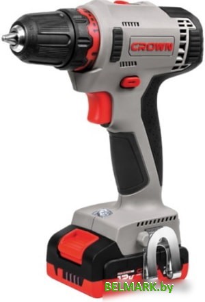 Дрель-шуруповерт Crown CT21081H-2 BMC (c 2-мя АКБ, кейс) - фото