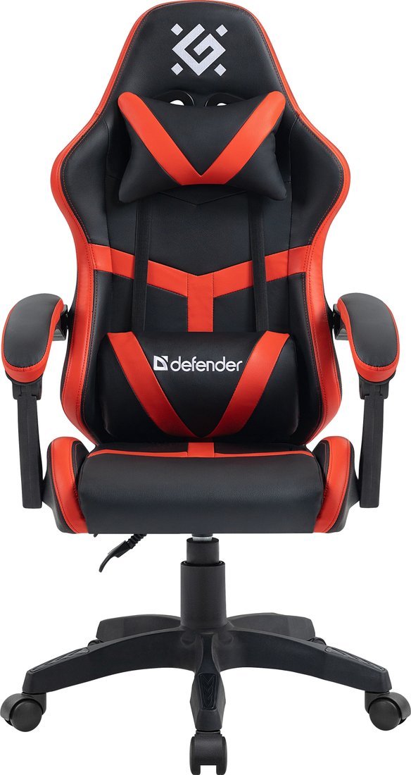 Игровое (геймерское) кресло Defender Synergy (черный/красный) - фото2