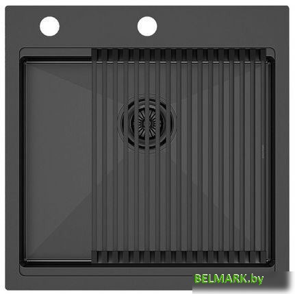 Кухонная мойка Paulmark Kroner-Pro 51 PM705151-GM - фото2