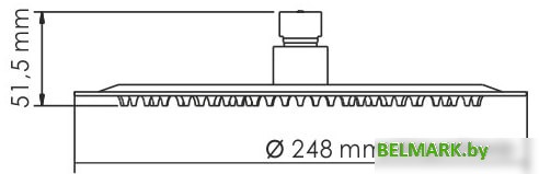 Верхний душ Wasserkraft A121 - фото2