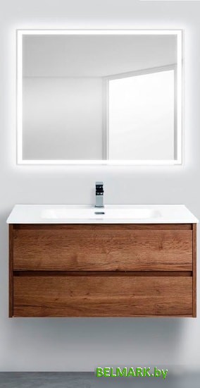 BelBagno Тумба под умывальник Kraft-1000-2C-SO-RT (rovere tabacco) - фото2