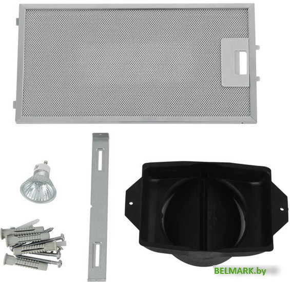 Кухонная вытяжка Krona Inga 600 push button (черный/нержавеющая сталь) - фото2