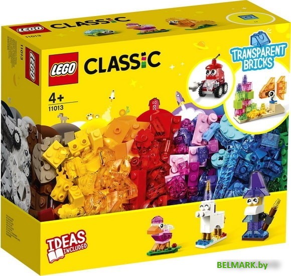 Конструктор LEGO Classic 11013 Прозрачные кубики - фото