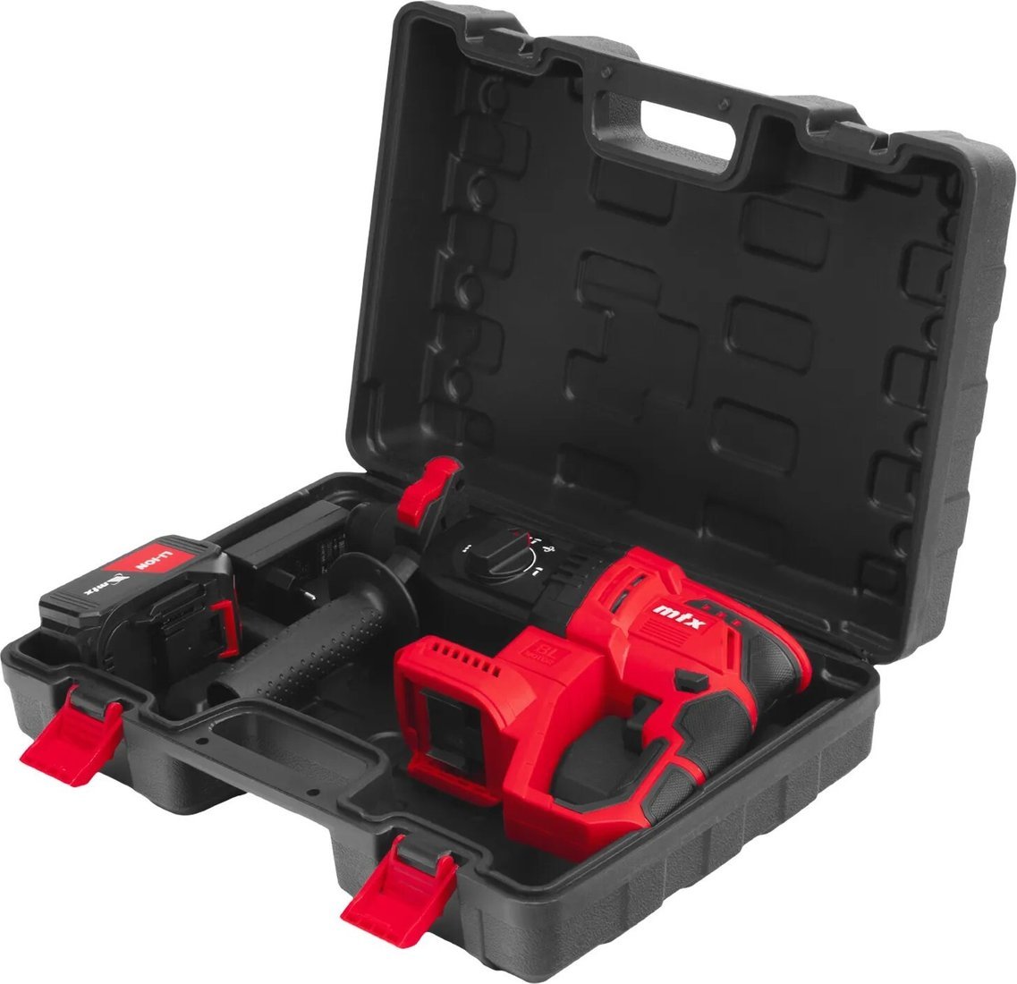 Перфоратор MTX RHB-BL-20-26 (с 1-им АКБ, кейс) - фото2