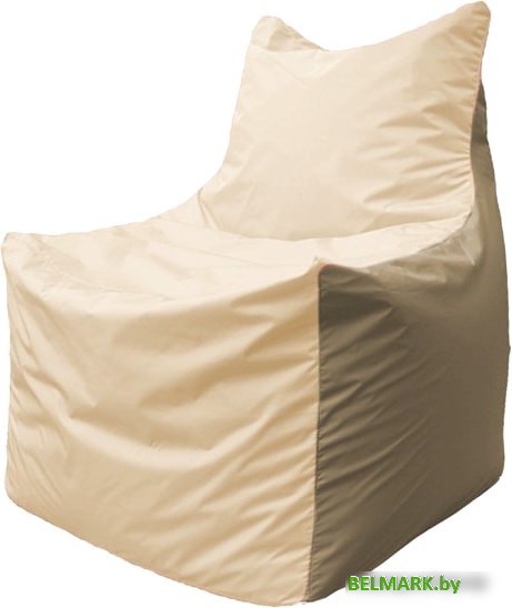 Кресло-мешок Flagman Фокс Ф2.1-136 (слоновая кость/бежевый) - фото