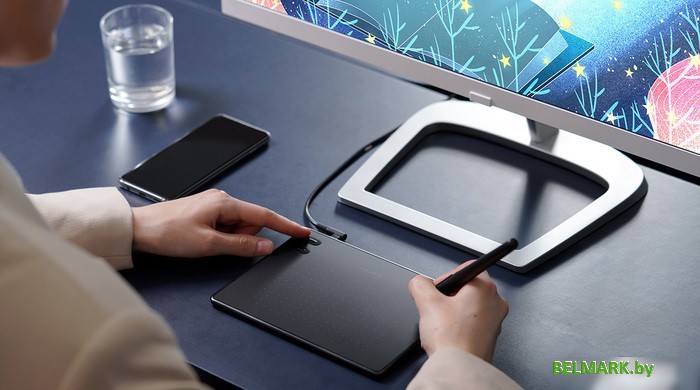 Графический планшет Huion Inspiroy RTE-100 (черный) - фото2