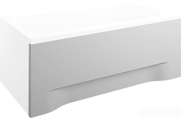 Фронтальный экран под ванну Polimat Classic 180x58 00397 (белый) - фото