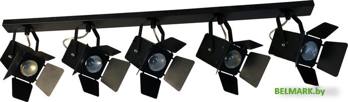 Спот Элетех Кино НПБ 01-5х60-515 1005404542 (черный матовый/черный) - фото