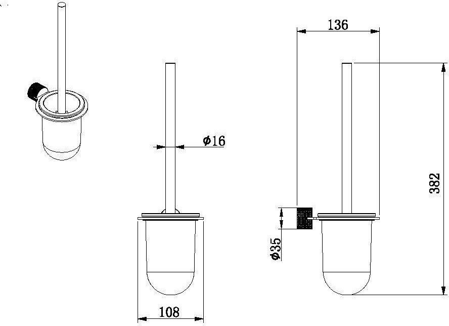 Ершик для унитаза Allen Brau Priority 4.0 6.31С09-31 327945 - фото2
