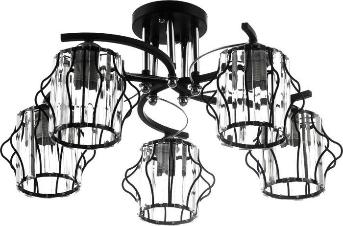 Припотолочная люстра Aitin Pro НПБ N4229/5 (черный) - фото