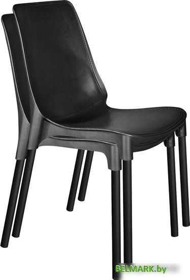 Стул Sheffilton SHT-S75 (черный муар) - фото2