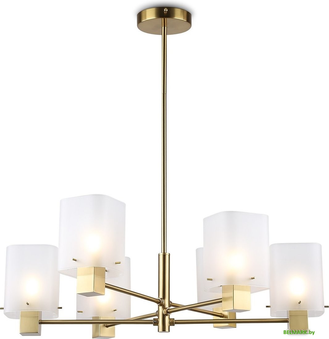 Подвесная люстра Ambrella LH57031/6 BS/SM (латунь/дымчатый) - фото2