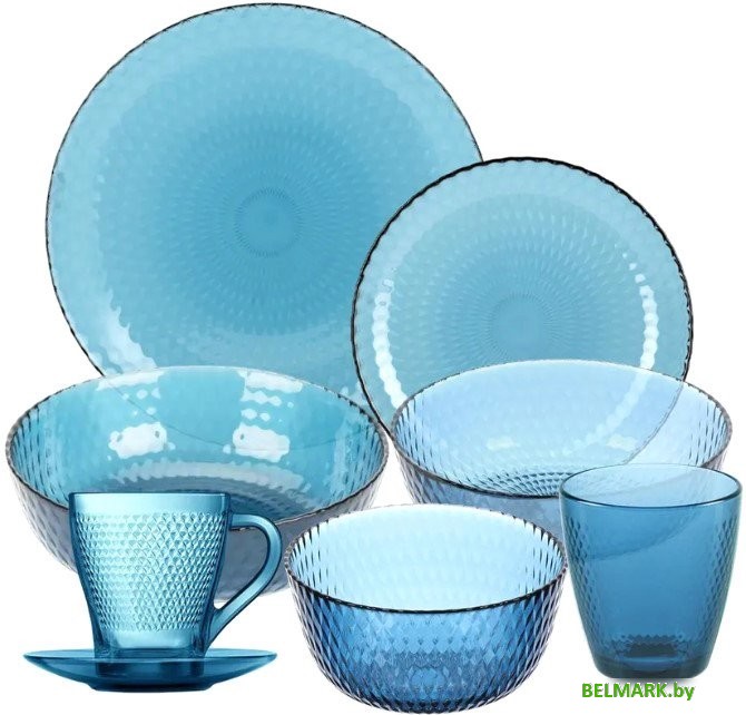 Столовый сервиз Luminarc Идиллия Лондон Топаз O0326 (43пр) - фото