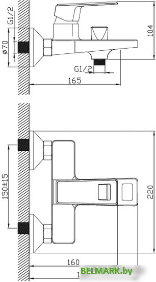 Смеситель Diadonna D78-330116HG - фото2