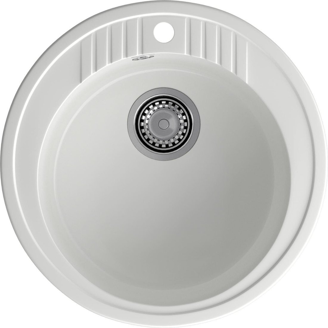 Кухонная мойка GranFest Rondo 520 (иней) - фото