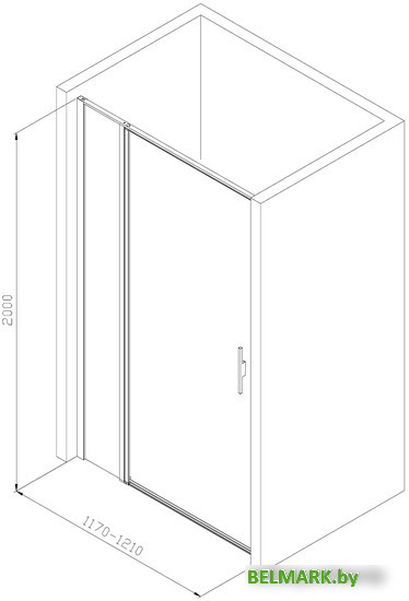 Душевая дверь Allen Brau Priority 3.31008.BA - фото2