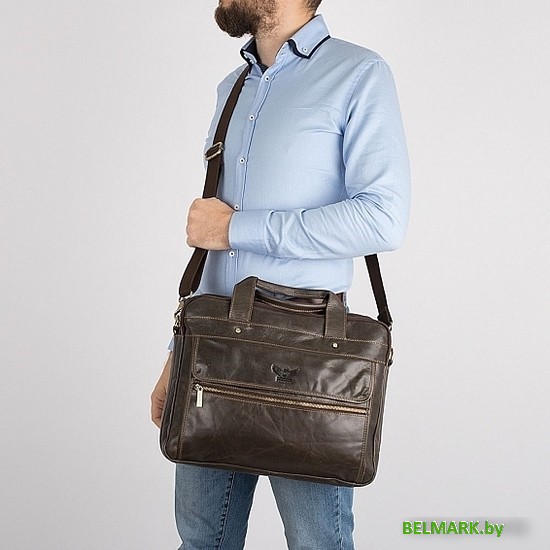 Сумка Poshete 253-6547-29-BRW (коричневый) - фото2