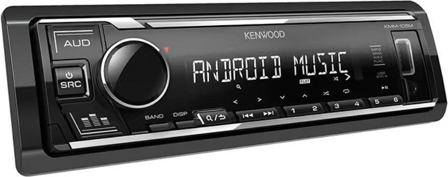 USB-магнитола Kenwood KMM-105M - фото2
