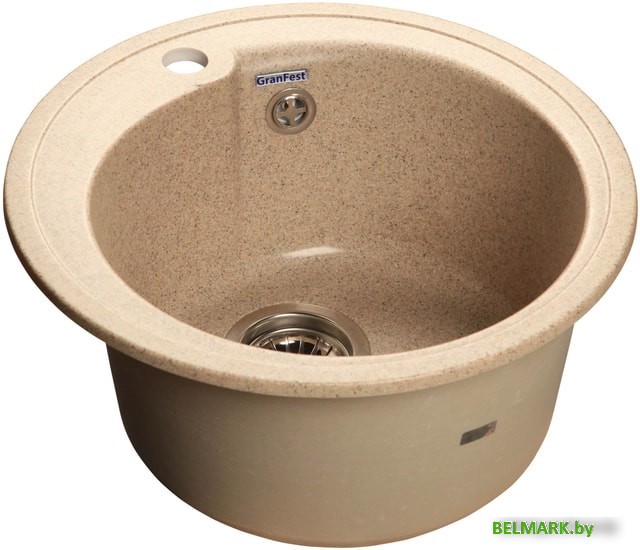 Кухонная мойка GranFest Rondo GF-R450 (песочный) - фото