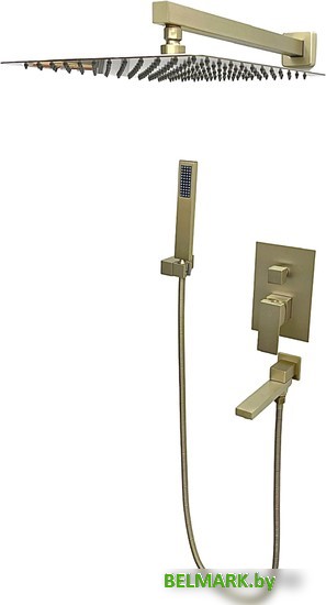 Душевая система Kern 5075 (матовое золото) - фото