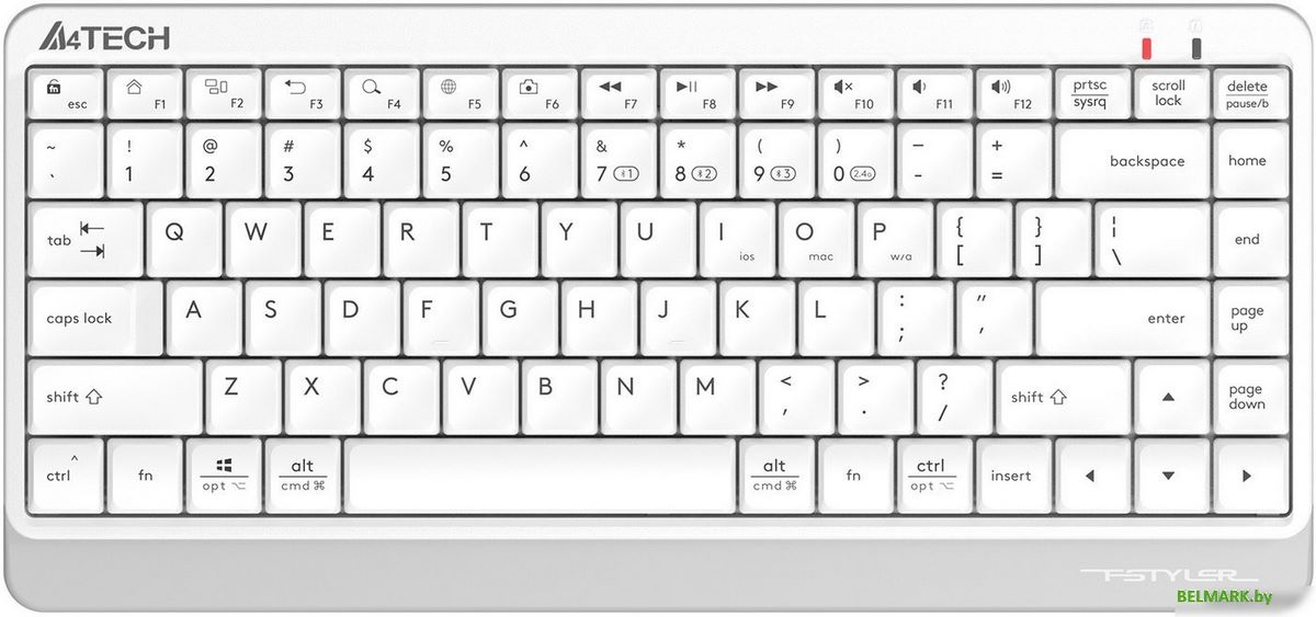 Клавиатура A4Tech Fstyler FBK11 (белый) - фото