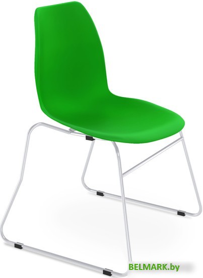 Стул Sheffilton SHT-ST29/S145-2 (зеленый/хром лак) - фото