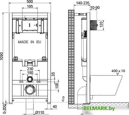 Инсталляция для унитаза OLI 80 ECO - фото2
