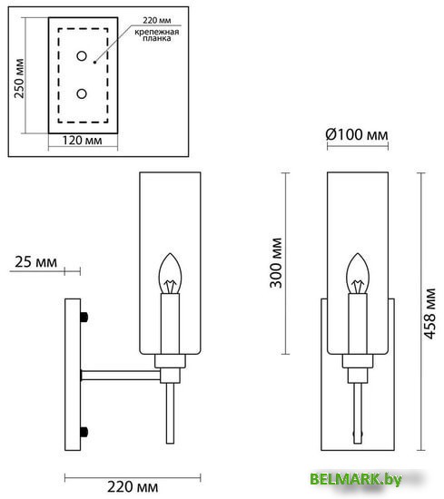 Бра Odeon Light Diatra 4689/1W - фото2