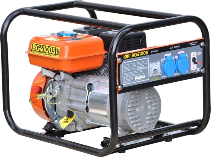 Бензиновый генератор SBK BG4100S - фото
