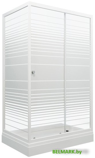 Душевой уголок Triton Фьюжн А1 100х80 (полосы) - фото