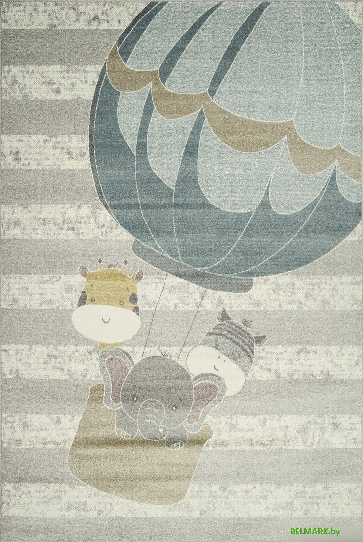 Ковер для детской Merinos Izumrud F263-STAN-LIGHT-GRAY (1.6х2.3) - фото