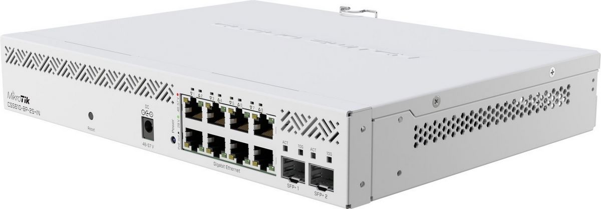 Управляемый коммутатор 2-го уровня Mikrotik CSS610-8P-2S+IN - фото2