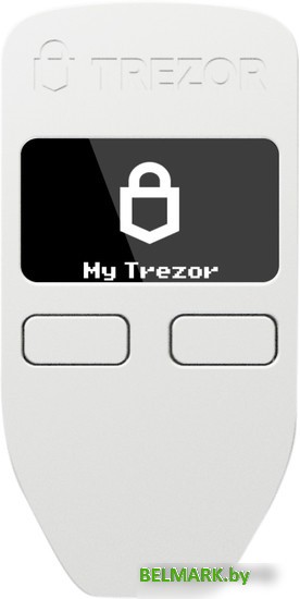 Аппаратный криптокошелек Trezor Model One (белый) - фото