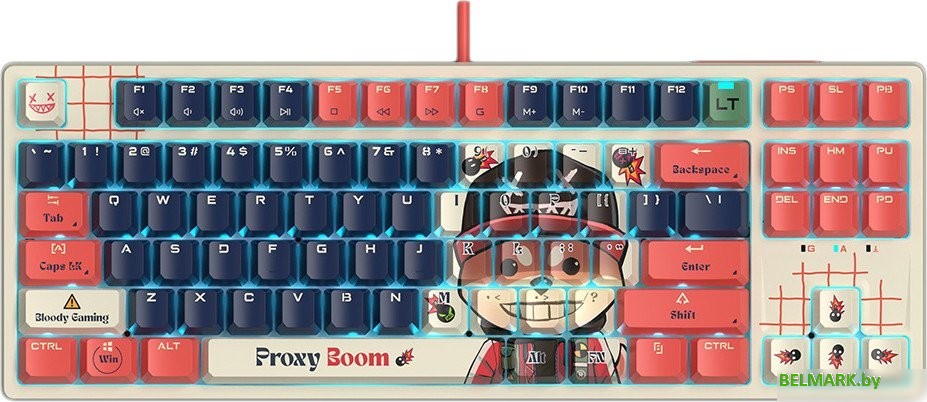 Клавиатура A4Tech Bloody x Savage Impact AT87 Proxy Boom - фото