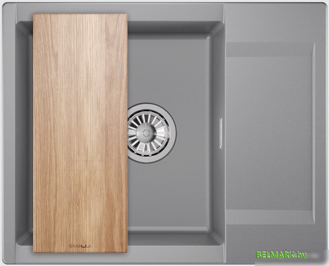 Кухонная мойка Granula ES-6202 (алюминиум) - фото