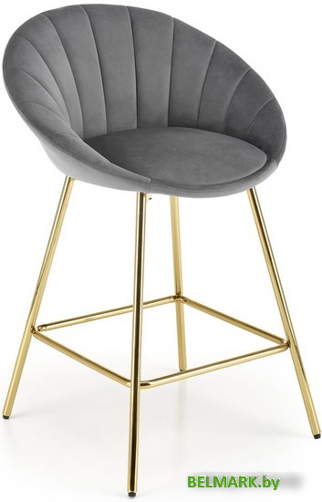 Стул Halmar H112 (серый/золотой) - фото