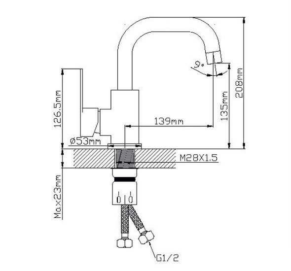 Смеситель Wisent WP710-098-5 - фото2
