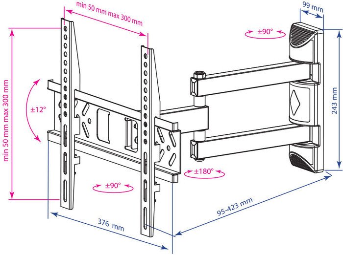 Кронштейн Kromax PIXIS-XS - фото2