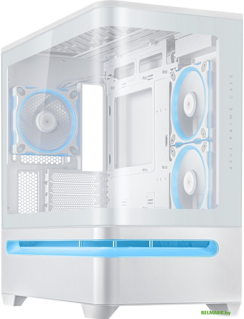 Корпус ASUS Prime AP202 TG ARGB (белый) - фото