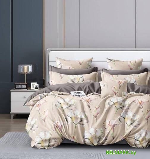 Постельное белье Реноме 2сп Темно-синяя коллекция New St-2521 (сатин) - фото