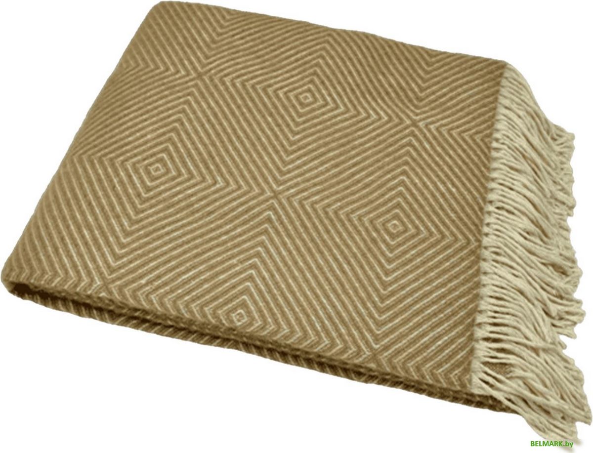 Плед Vladi Марсель Lille 140x200 10028 14 (белый/бежевый) - фото