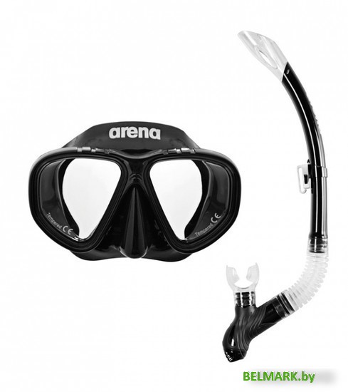 Набор для плавания ARENA Premium Snorkeling Set 002018 505 (черный) - фото