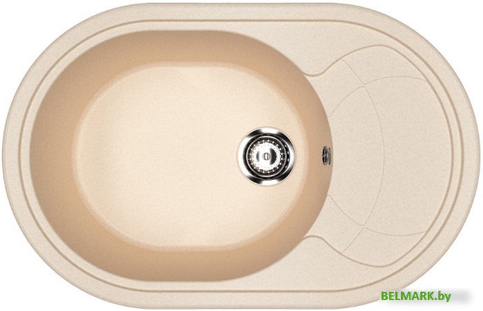 Кухонная мойка Ulgran U-610 (328 бежевый) - фото