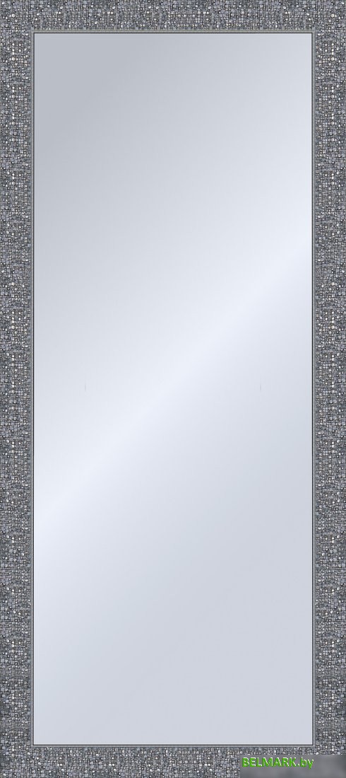 Зеркало Декарт Настенное в раме 8Л2436 (серый перламутр) - фото