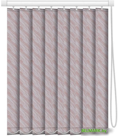 Жалюзи вертикальные АС МАРТ Венера 4120 180x230 (темно-розовый) - фото