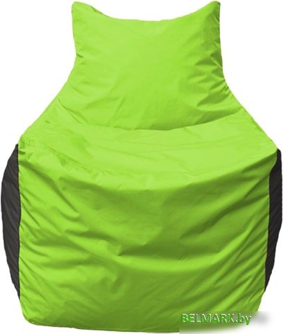Кресло-мешок Flagman Фокс Ф2.1-153 (салатовый/чёрный) - фото2