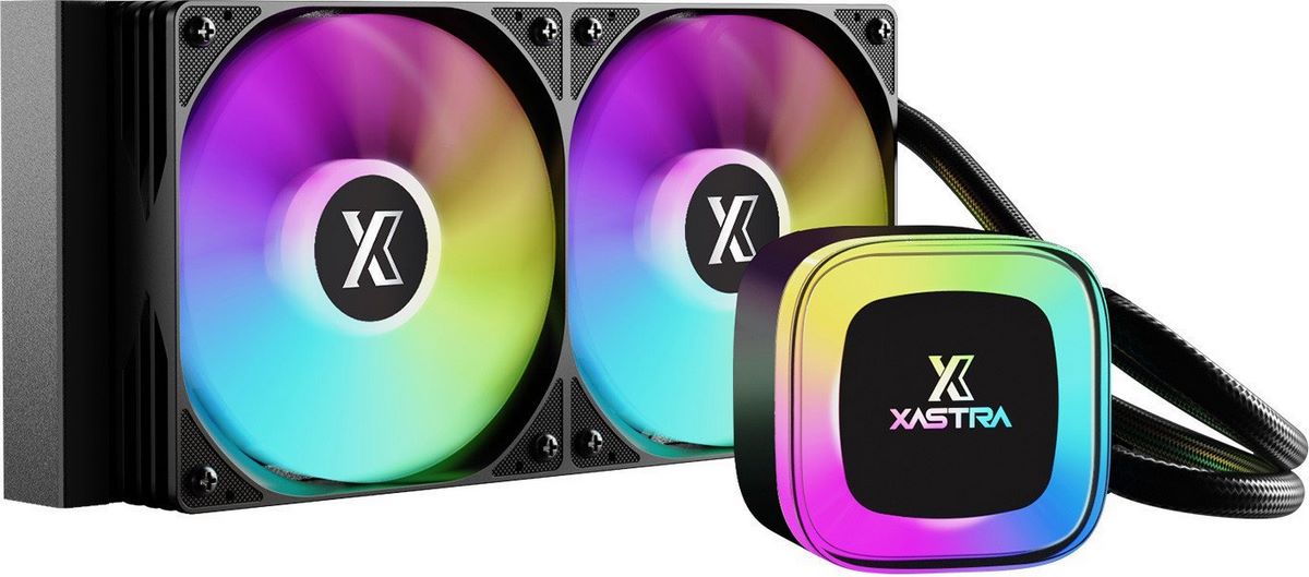 Система жидкостного охлаждения для процессора XASTRA LP240 ARGB BK - фото